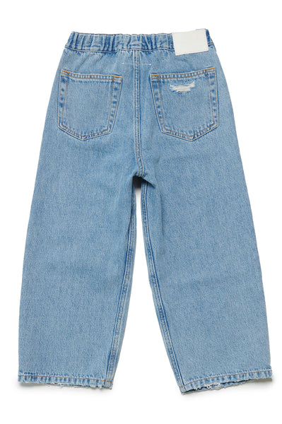 Jeans in denim chiaro con rotture per bambini