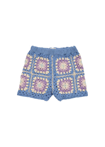 Short crochet multicolor per bambina