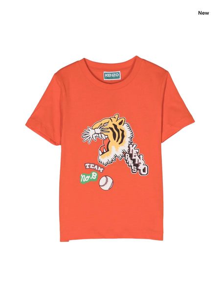 T-shirt pesca con logo per bambino