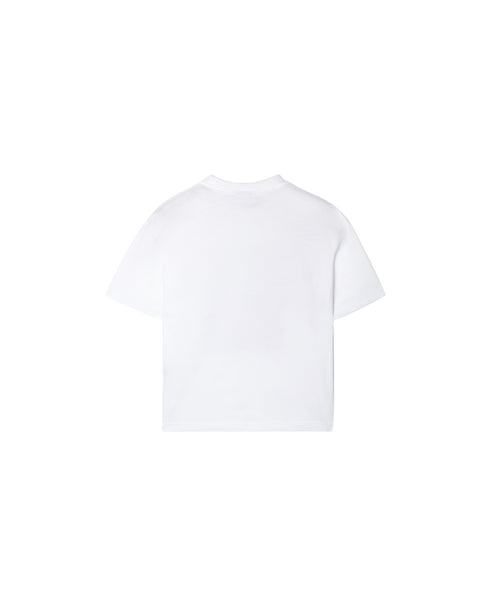 T-shirt bianca con stampa per bambino