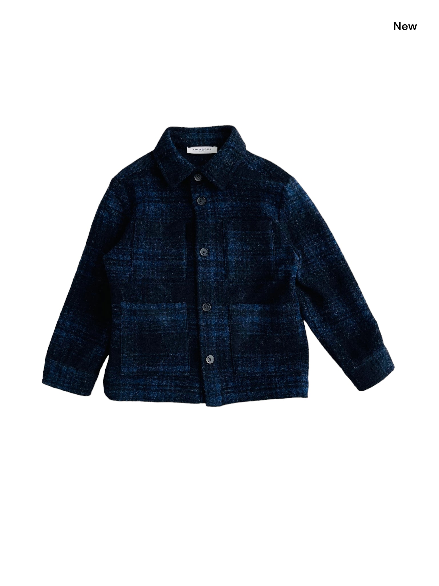 Giacca camicia blu per bambini