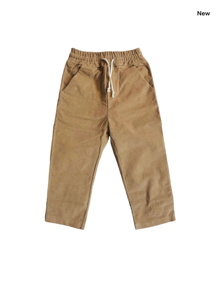 Pantalone cammello in velluto per bambino