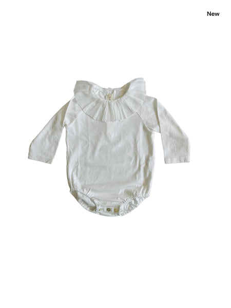 Body con colletto per neonata