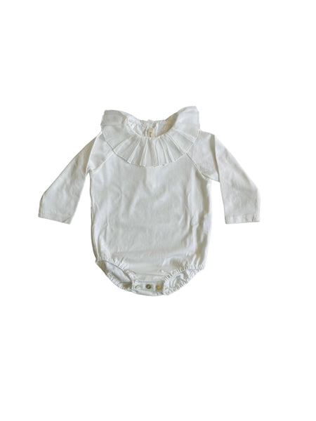 Body con colletto per neonata