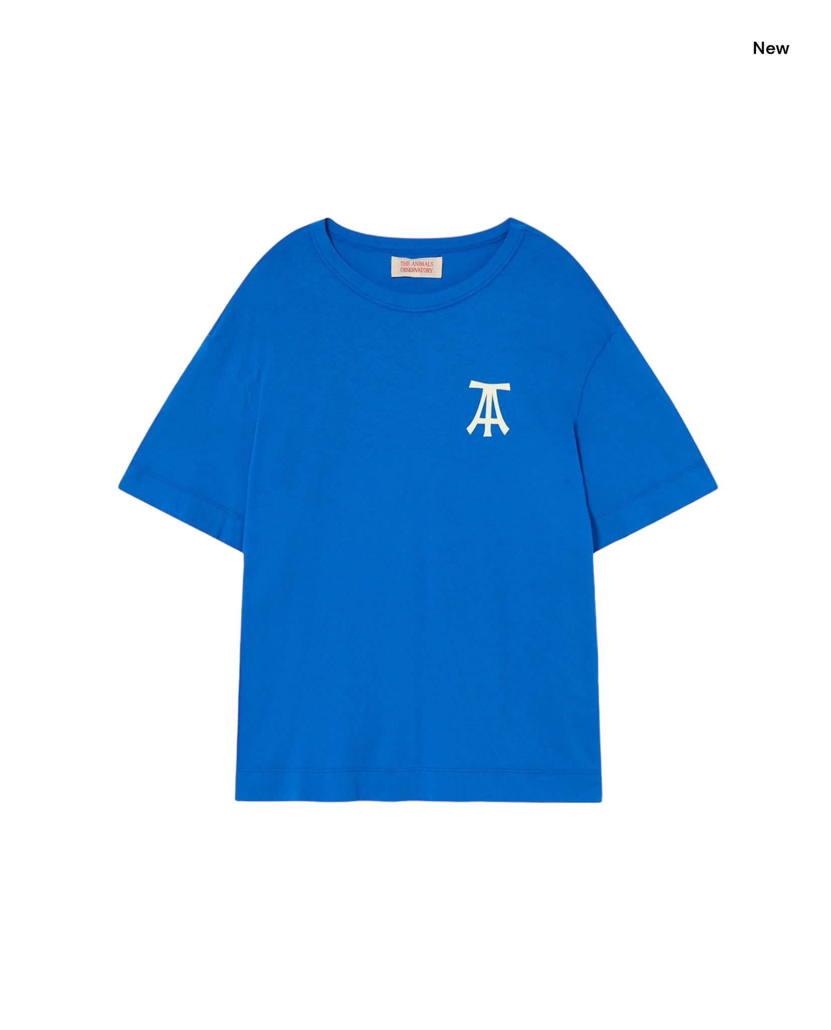 T-shirt blu con logo per bambini