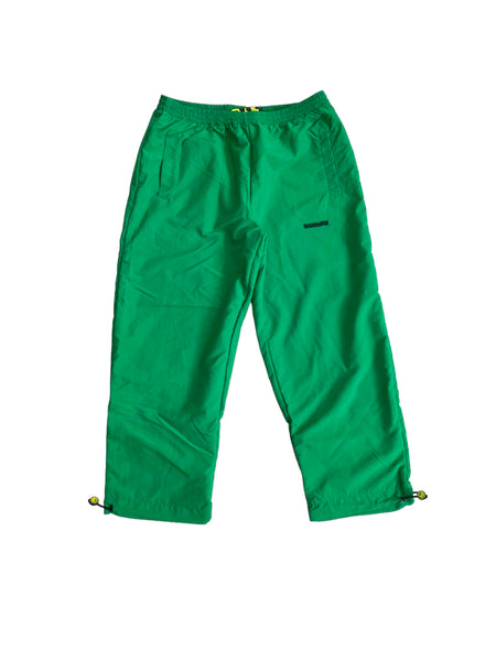 Pantalone verde in nylon per bambini