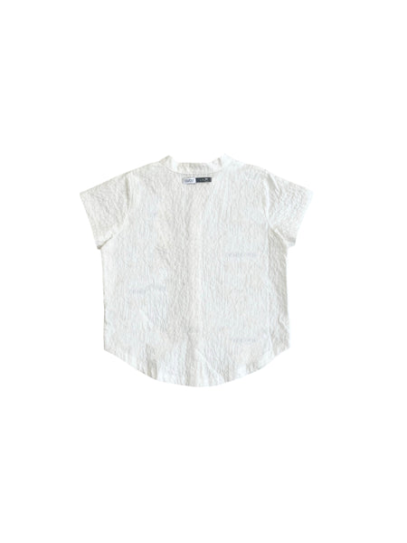 Camicia bianca per neonato e bambino