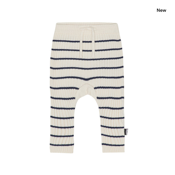 Pantalone Sigmund in maglia a righe per neonati
