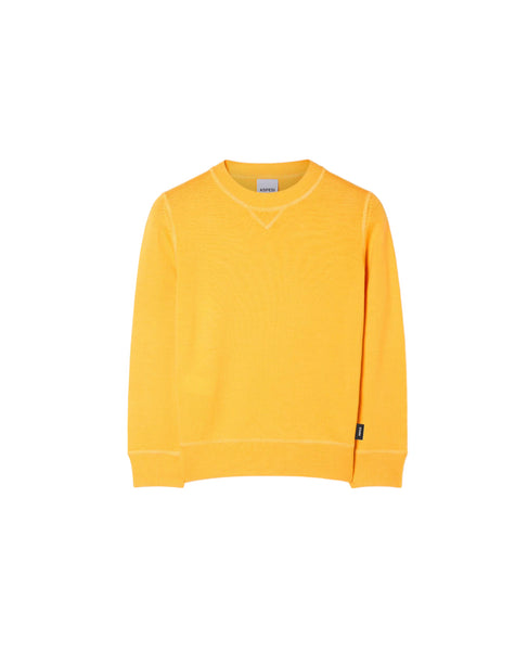 Maglia tricot giallo sole per bambini