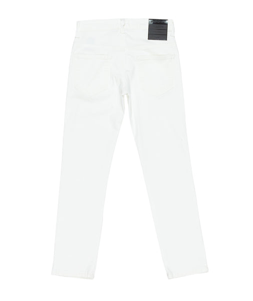 Jeans in denim bianco per bambino