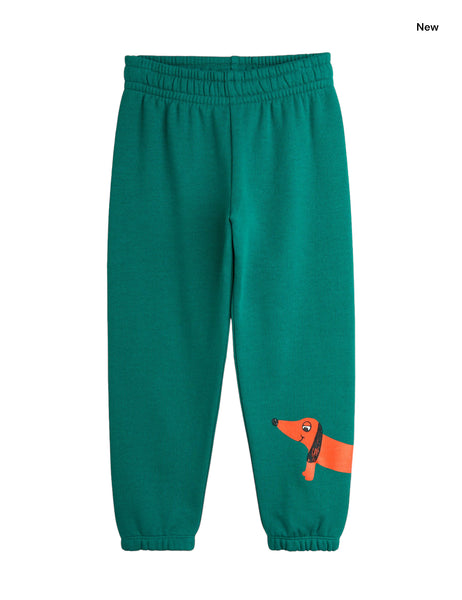 Pantalone verde con stampa per neonati e bambini