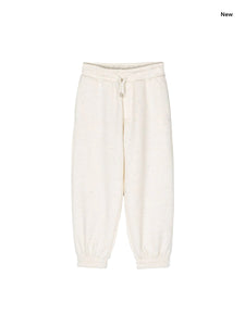 Pantalone in felpa beige per bambini