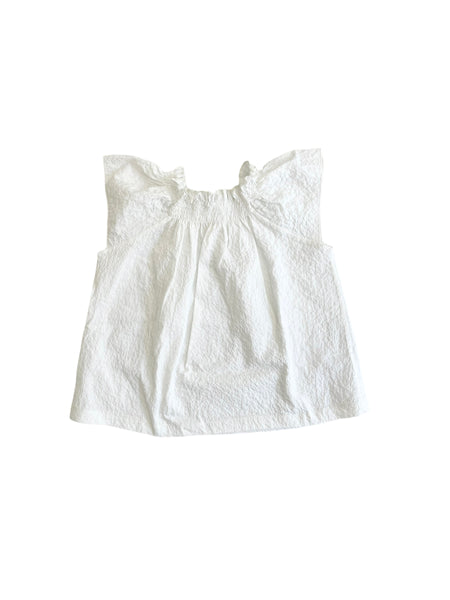 Blusa latte per neonata e bambina