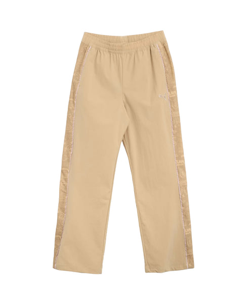 Pantalone sabbia con logo per bambina