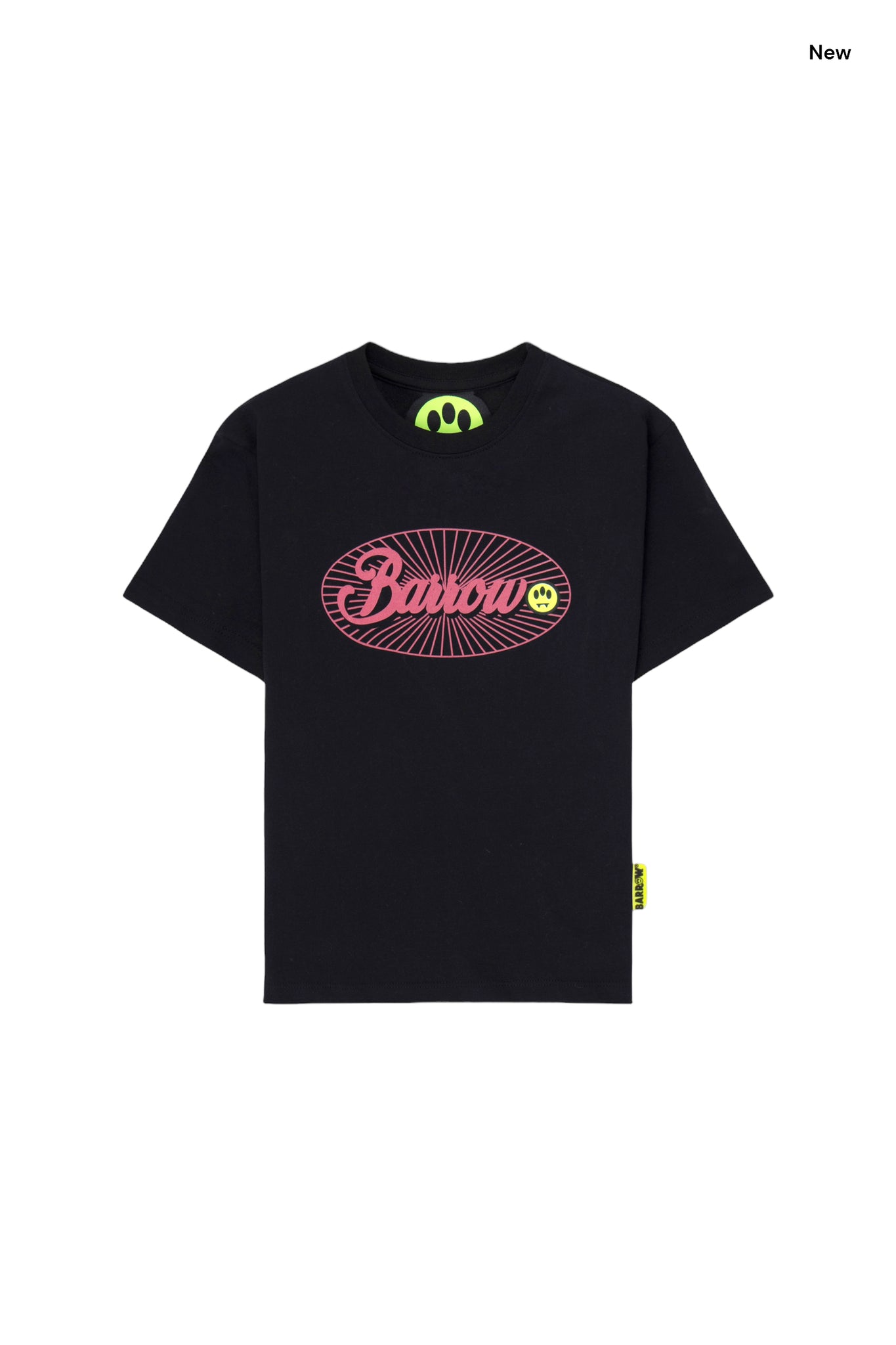 T-shirt nera con logo per bambini