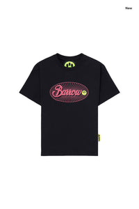 T-shirt nera con logo per bambini