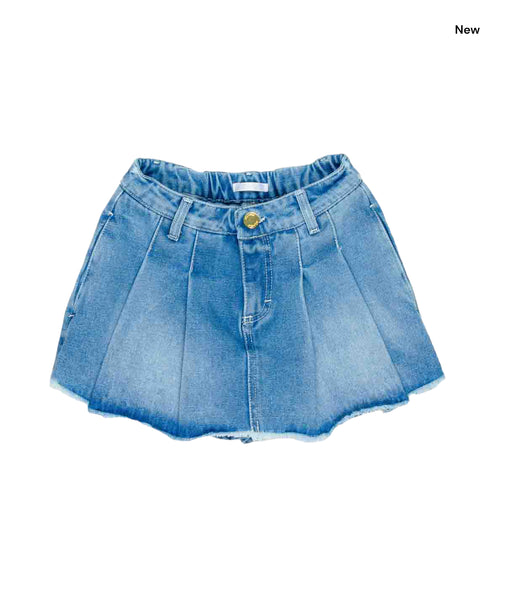 Short in jeans blu per bambina