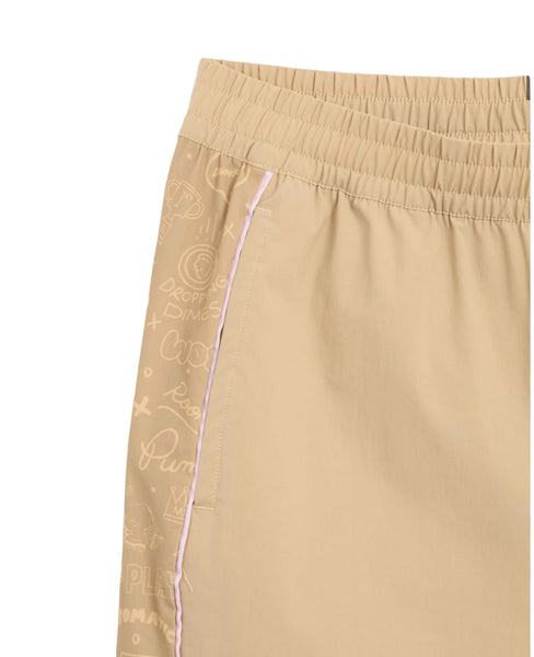 Pantalone sabbia con logo per bambina