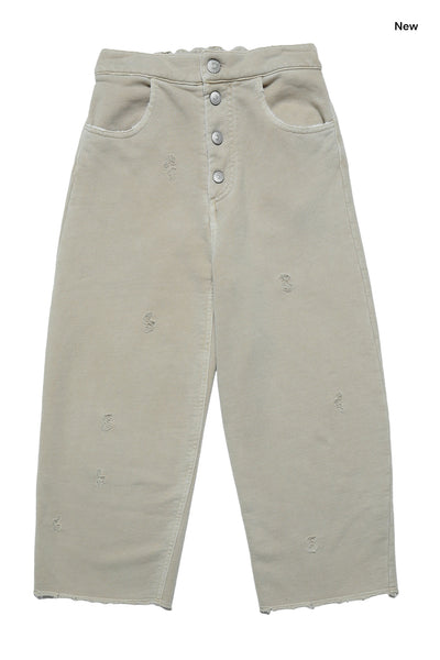 Pantalone in felpa cammello chiaro per bambini