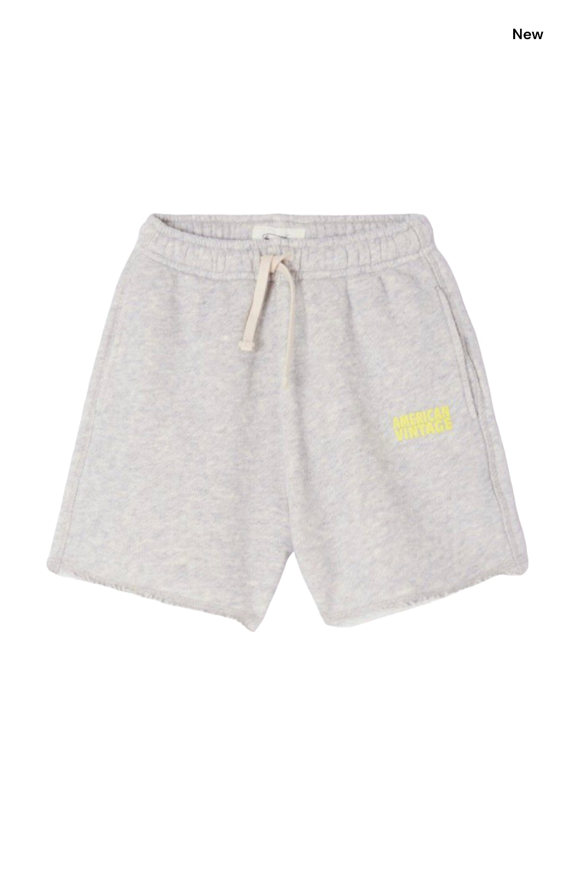 Short in felpa grigio con logo per bambini