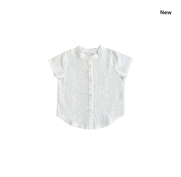 Camicia bianca per neonato e bambino
