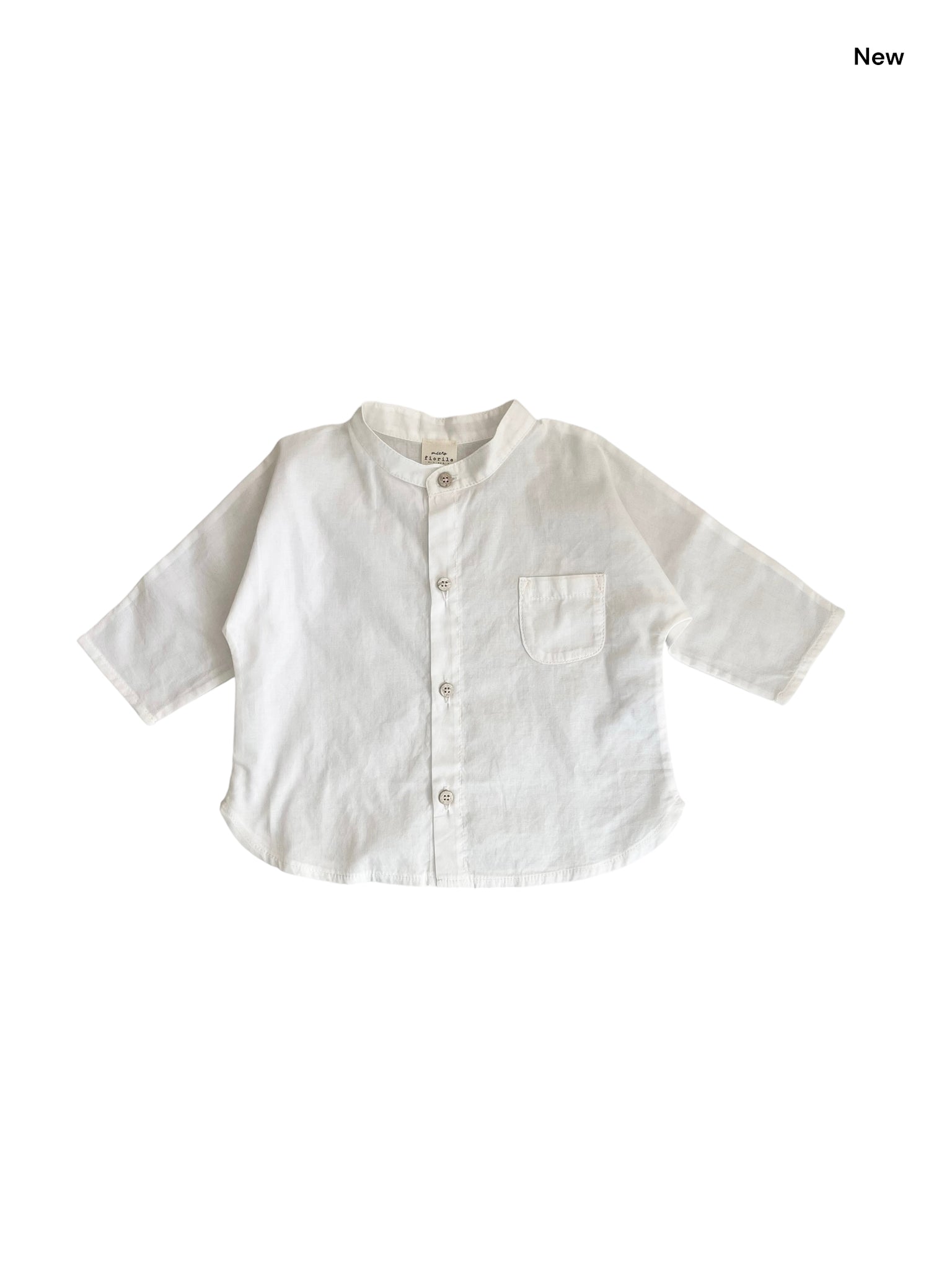 Camicia bianca per neonato