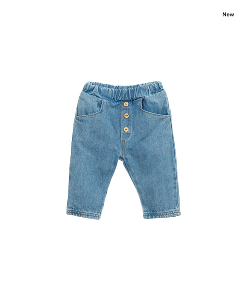 Jeans blu per neonato