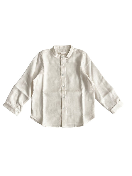 Camicia panna per neonato e bambino