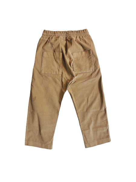 Pantalone cammello in velluto per bambino