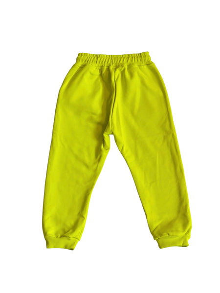 Pantalone in felpa lime con stampa Prime Robot per neonato e bambino