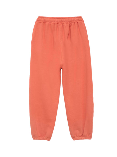 Pantalone in felpa rosso per bambini