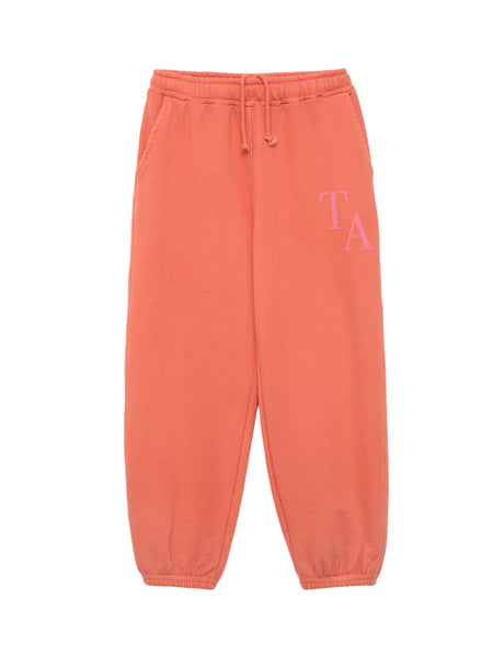 Pantalone in felpa rosso per bambini