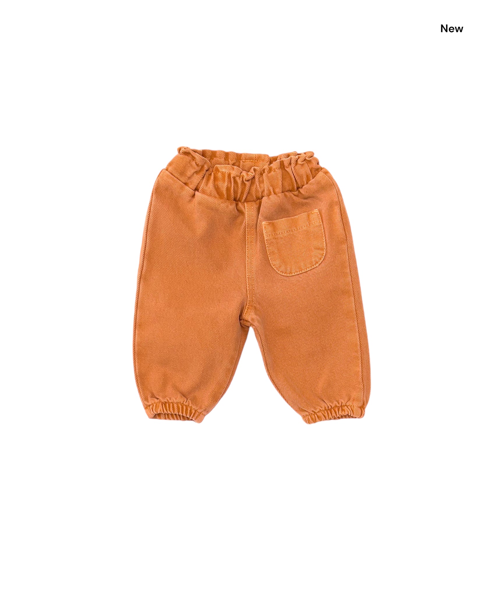 Jeans rosa salmone per neonata
