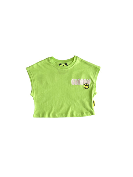 T-shirt cropped cedro per bambina