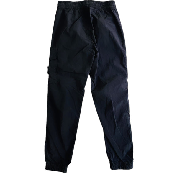 Pantalone tecnico nero con logo per bambino