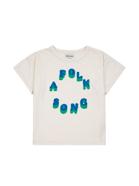 T-shirt bianca con stampa per neonati e bambini
