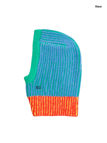 Balaclava color block multicolor per bambini