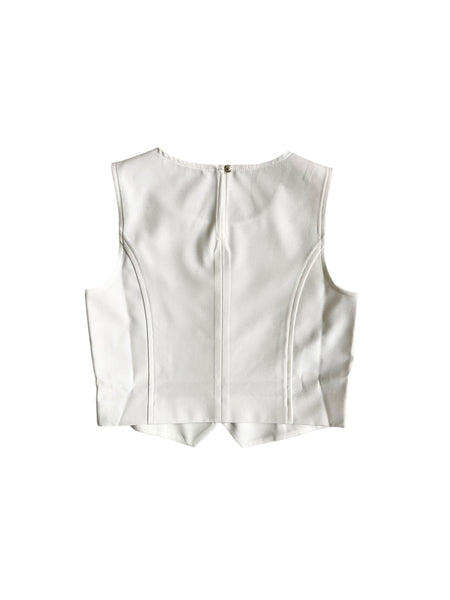Top bianco per bambina