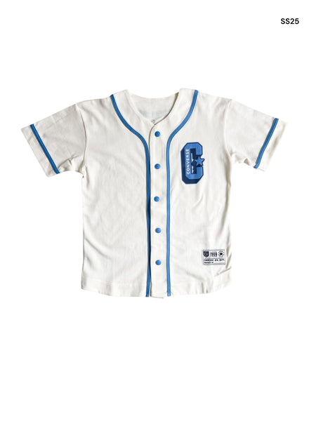 Felpa aperta beige con logo per bambino
