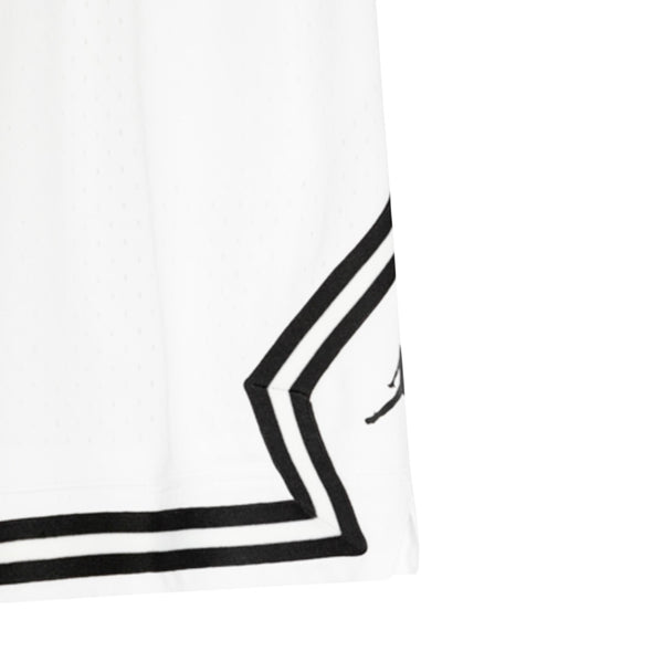 Bermuda in mesh bianco con logo per bambino