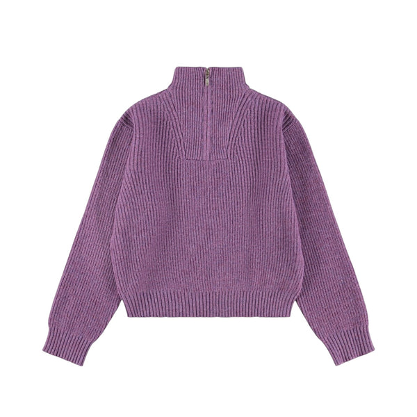 Maglione viola per bambina