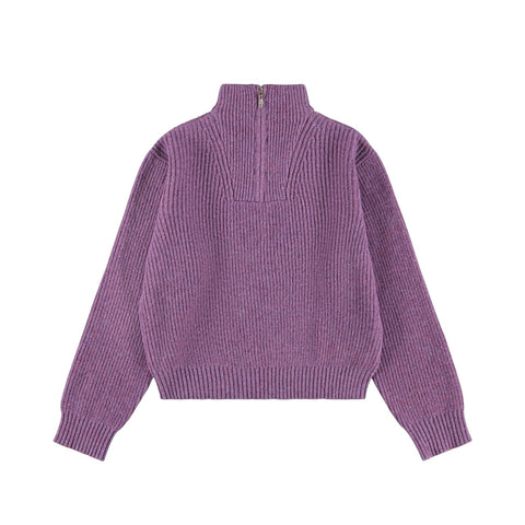 Maglione viola per bambina