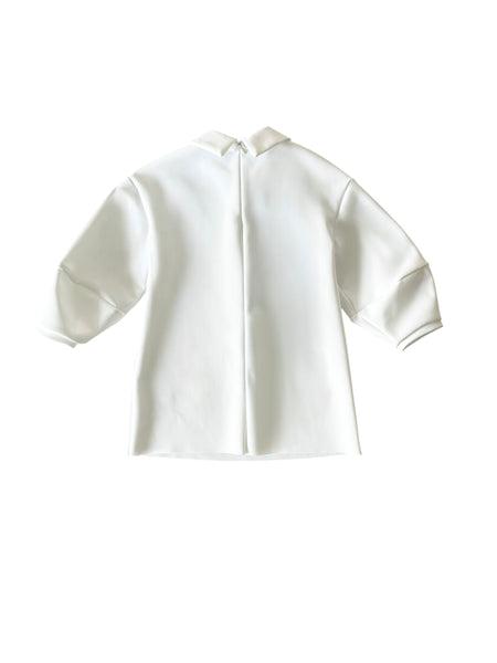 Abito bianco per neonata e bambina