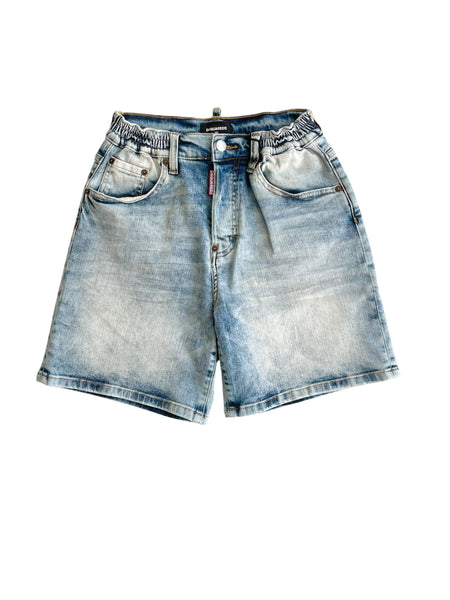 Bermuda in denim chiaro per bambino