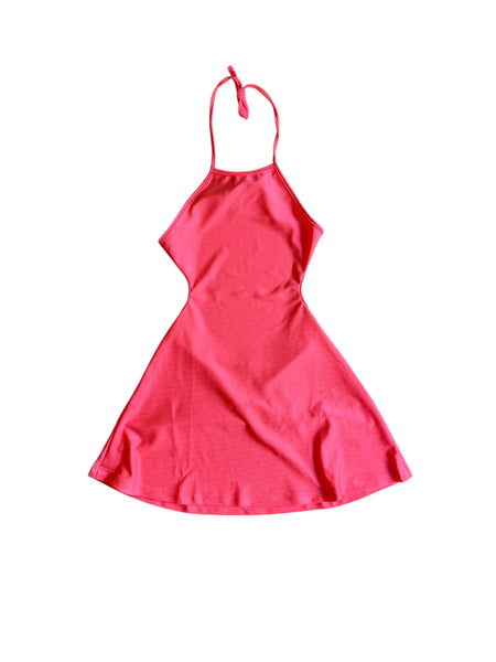 Abito fucsia fluo per bambina