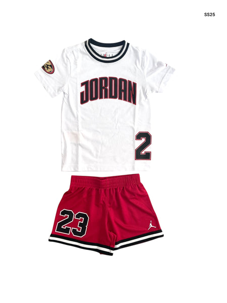 Completo jordan con logo per neonato e bambino