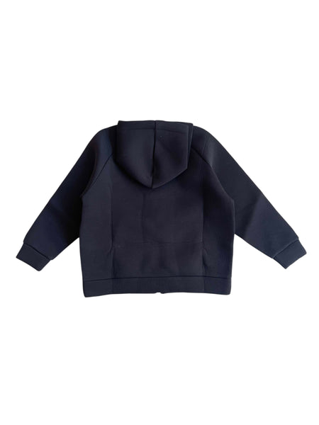 Felpa aperta in neoprene nera per neonato e bambino
