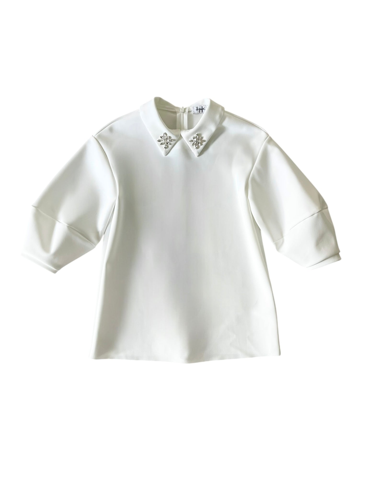 Abito bianco per neonata e bambina