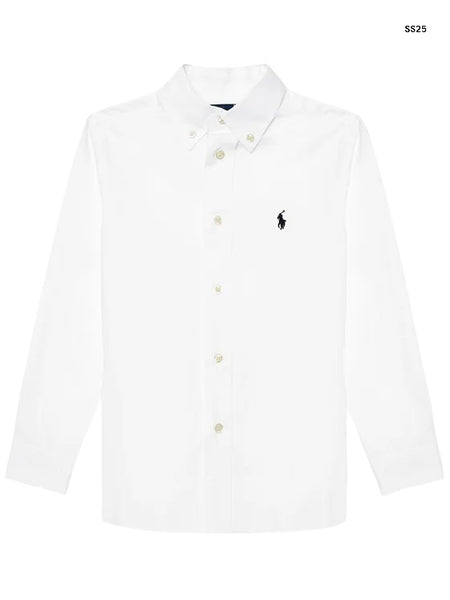 Camicia bianca per neonato e bambino
