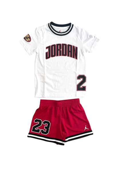Completo jordan con logo per neonato e bambino